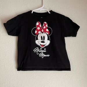 Disney Minnie Mouse Black and Red Kids Tee size 4T